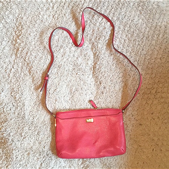 Coach Handbags - COACH Light Red Cross Body Purse